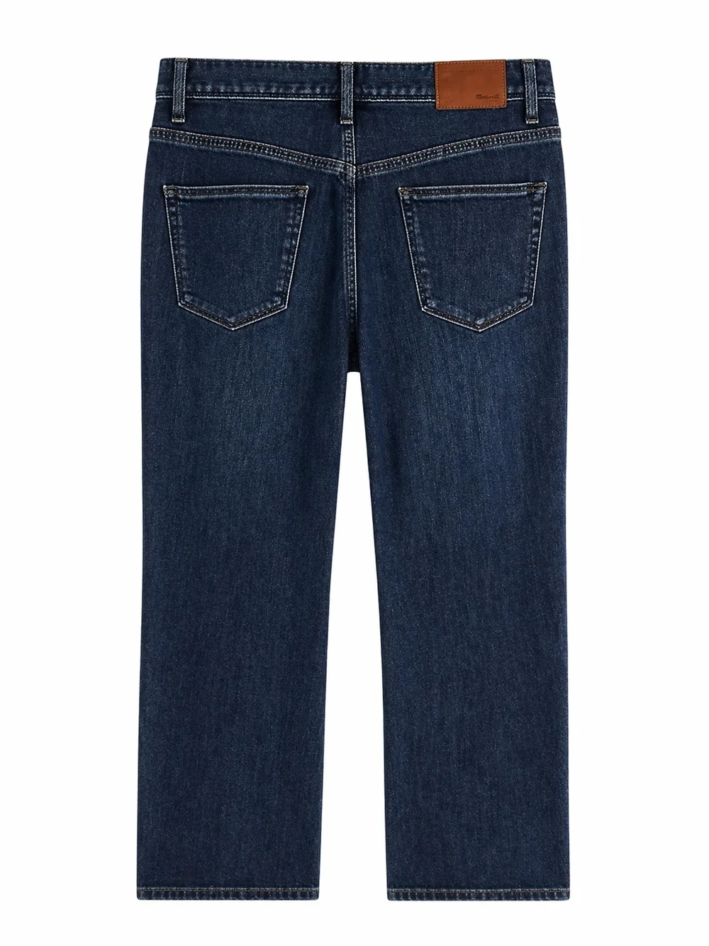 Madewell Rail Straight Jeans 26x34 Dark Wash High Rise Straight Leg Denim - Picture 9 of 13